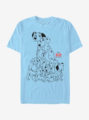 Disney 101 Dalmatians Dog Pile T-Shirt