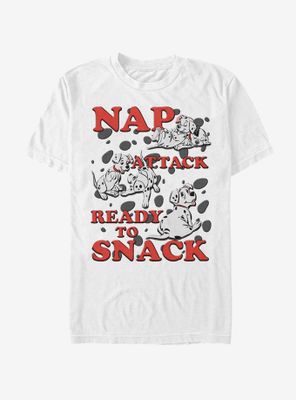Disney 101 Dalmatians Nap Attack Snack Pups T-Shirt