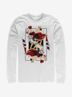 Disney Alice Wonderland Queen Of Hearts Long-Sleeve T-Shirt
