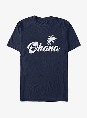 Disney Lilo And Stitch Silhouette Ohana T-Shirt
