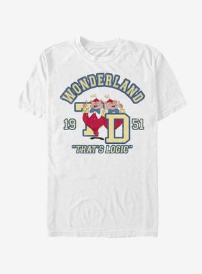 Disney Alice Wonderland Tweedle Collegiate T-Shirt