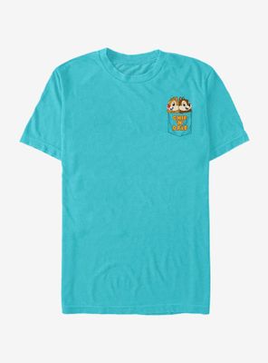 Disney Chip and Dale Chipmunk Faux Pocket T-Shirt
