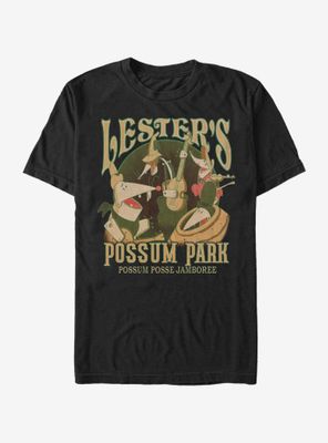 Disney The Goofy Movie Lesters Possum Park T-Shirt