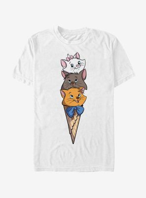 Disney The Aristocats Kitten Ice Cream Stack T-Shirt
