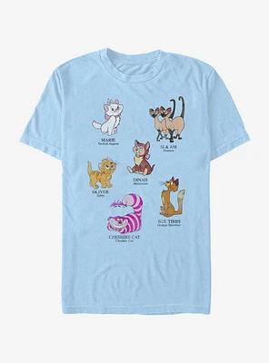 Disney Cat Breeds T-Shirt