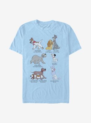 Disney Dog Breeds T-Shirt