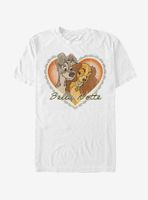 Disney Lady And The Tramp Vintage Valentine T-Shirt