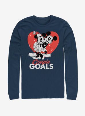 Disney Mickey Mouse Couple Goals Long-Sleeve T-Shirt