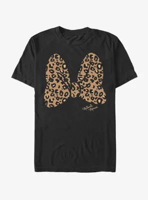 Disney Minnie Mouse Animal Print Bow T-Shirt