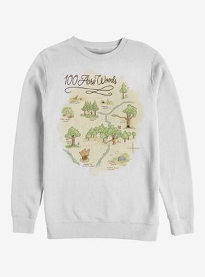 Disney Winnie The Pooh 100 Acre Map Sweatshirt