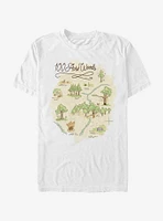 Disney Winnie The Pooh 100 Acre Map T-Shirt