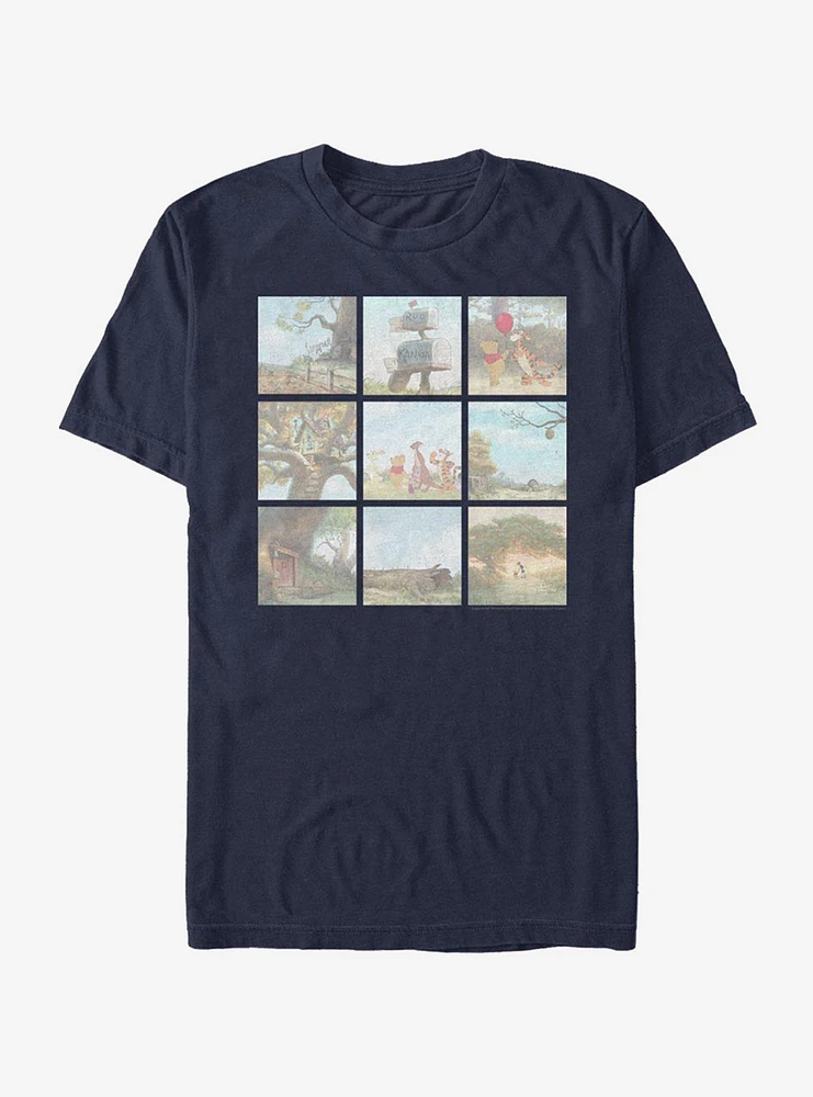 Disney Winnie The Pooh Scenes T-Shirt