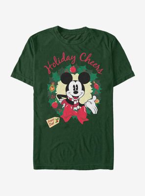 Disney Mickey Mouse Holiday Cheer Dad T-Shirt