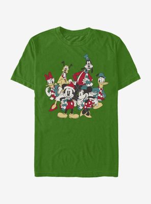 Disney Mickey Mouse Holiday Group T-Shirt