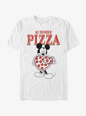 Disney Mickey Mouse All You Need Is Pizza T-Shirt