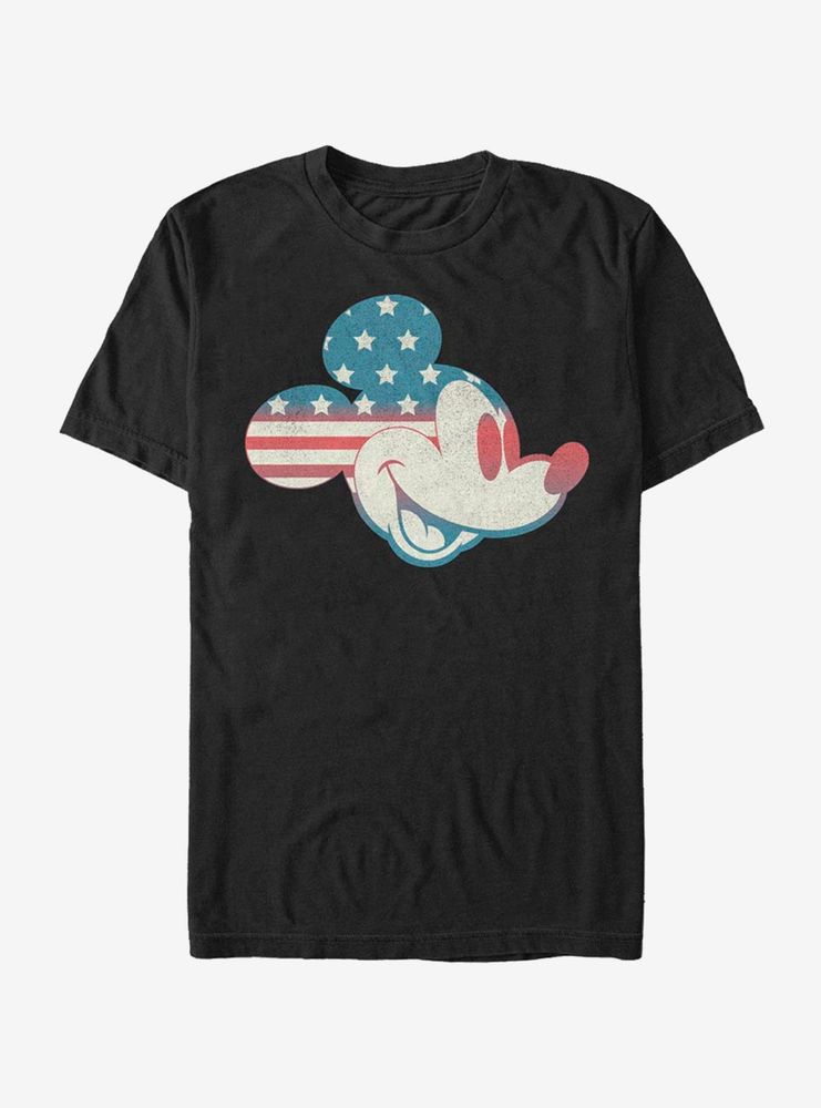 Disney Mickey Mouse Americana Flag Fill T-Shirt