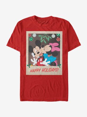 Disney Mickey Mouse Holiday Polaroid T-Shirt