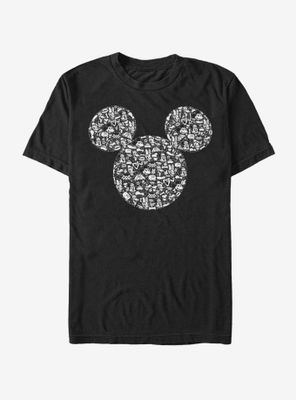 Disney Mickey Mouse Icons Fill T-Shirt