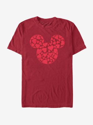 Disney Mickey Mouse Hearts Fill T-Shirt