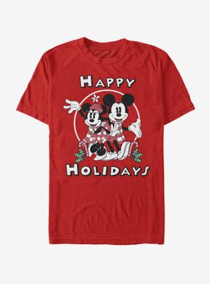 Disney Mickey Mouse & Minnie Holiday T-Shirt