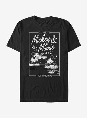 Disney Mickey Mouse Minnie Music Cover T-Shirt