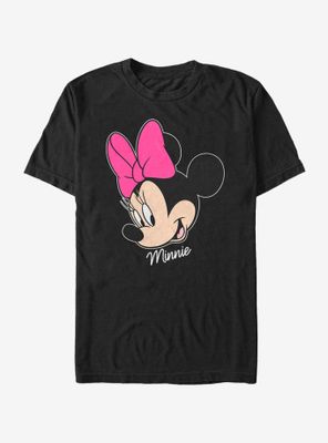 Disney Mickey Mouse Minnie Big Face T-Shirt