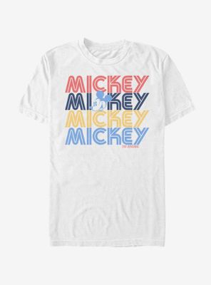 Disney Mickey Mouse Retro Stack T-Shirt