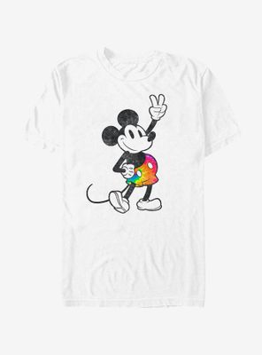 Disney Mickey Mouse Tie Dye Stroked T-Shirt