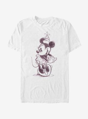 Disney Mickey Mouse Sketchy Minnie T-Shirt