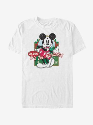 Disney Mickey Mouse Vintage Holiday T-Shirt