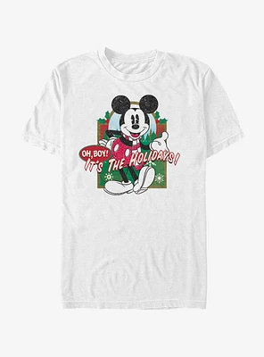 Disney Mickey Mouse Vintage Holiday T-Shirt