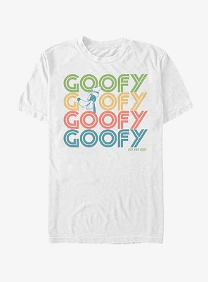Disney Goofy Retro Stack T-Shirt