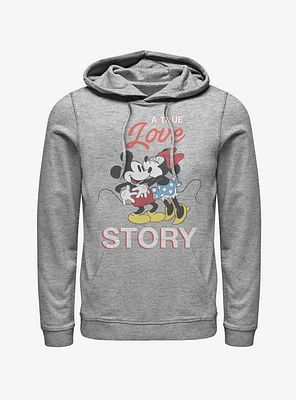 Disney Mickey Mouse & Minnie True Love Story Hoodie