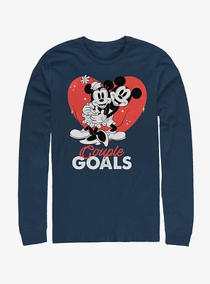 Disney Mickey Mouse & Minnie Couple Goals Long-Sleeve T-Shirt