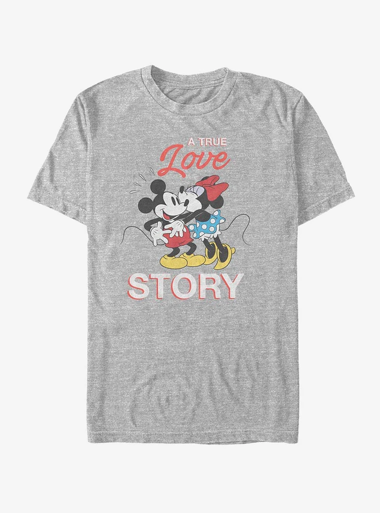 Disney Mickey Mouse & Minnie True Love Story T-Shirt