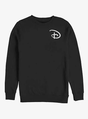 Disney Classic D Pocket Logo Crew Sweatshirt