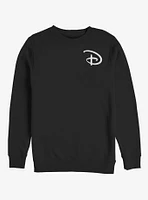 Disney Classic D Pocket Logo Crew Sweatshirt