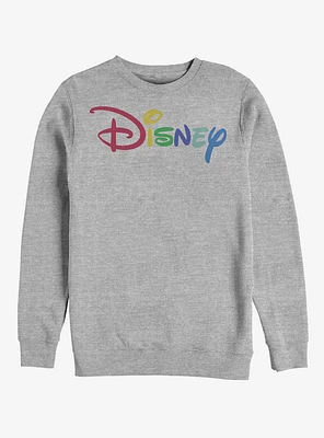 Disney Classic Multicolor Logo Crew Sweatshirt