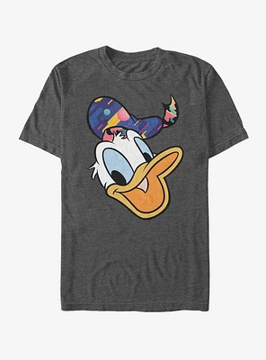 Disney Donald Duck Pattern Face T-Shirt