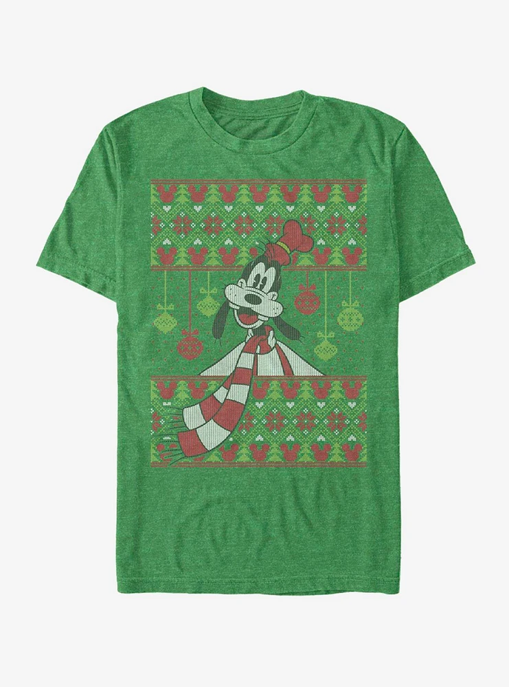 Disney Goofy Holiday Ornament Sweater T-Shirt