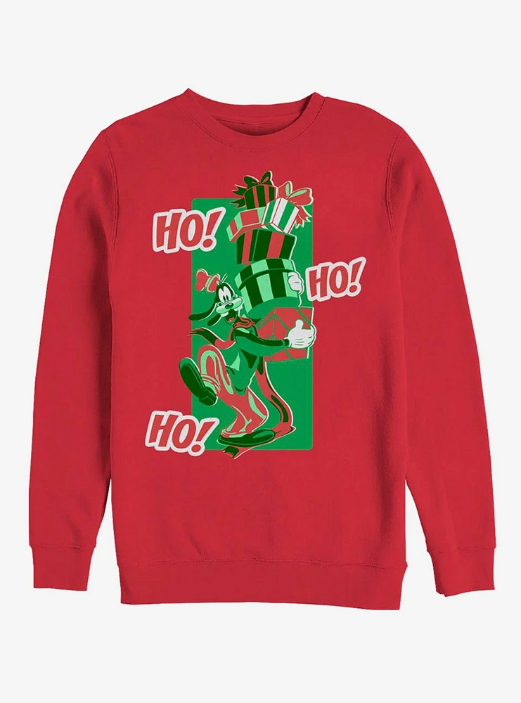 Disney Goofy Holiday Ho A-Hyuk Crew Sweatshirt