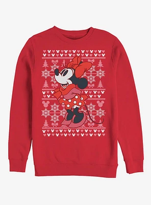 Disney Minnie Mouse Holiday Sweater Sweatshirt