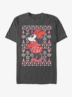 Disney Minnie Mouse Holiday Winter Sweater T-Shirt