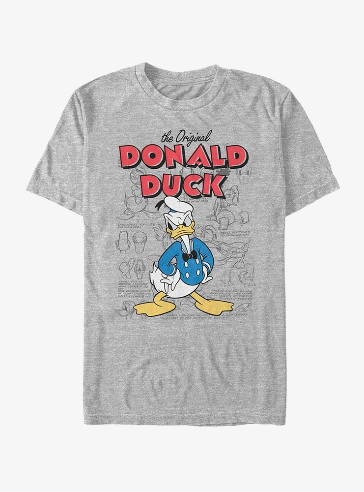 Disney Donald Duck Original Sketchbook T-Shirt