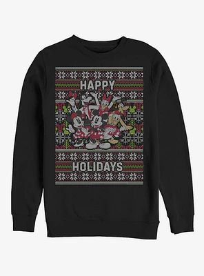 Disney Mickey Mouse Holiday Six Sweater Sweatshirt
