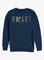 Disney Mickey Mouse Fashion Crew Sweatshirt