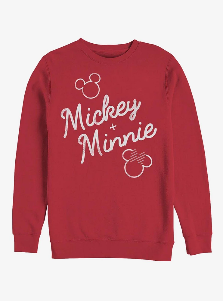 Disney Mickey Mouse Signed Together Crew Sweatshirt