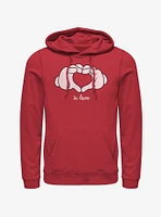 Disney Mickey Mouse Glove Heart Hoodie