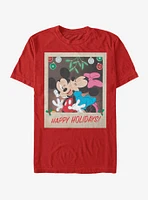 Disney Mickey Mouse & Minnie Holiday Polaroid T-Shirt