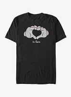 Disney Mickey Mouse Glove Heart T-Shirt